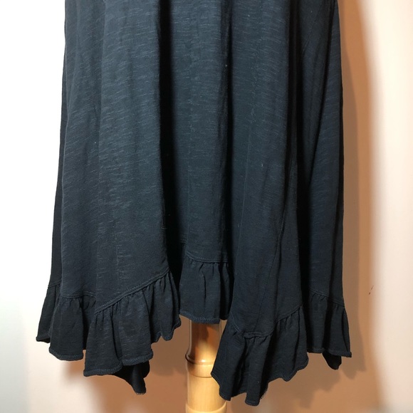 Style & Co. sleeveless midi summer sun dress crochet collar Small black Boho - Picture 4 of 7